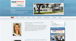 Desktop Screenshot of hak-feldkirchen.at